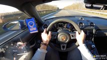 Porsche 718 Spyder'ın 305 km/sa hıza ulaşmasını izleyin!