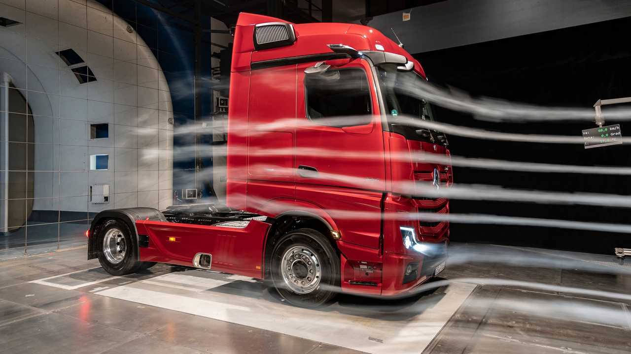 mercedes-benz actros camion aerodinamico