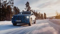 Mercedes-Benz EQA prototype during the winter test in Sweden