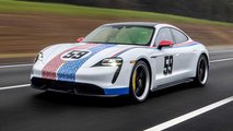 Porsche Taycan In Corse Livree Da Amelia Island Concours