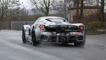 Ferrari hypercar test mule spy photo
