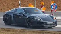 Fotos espía del Porsche 718 Cayman EV