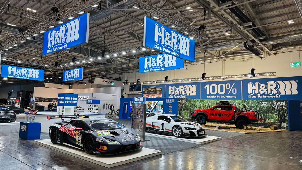 H&R-Stand auf der Essen Motor Show 2024