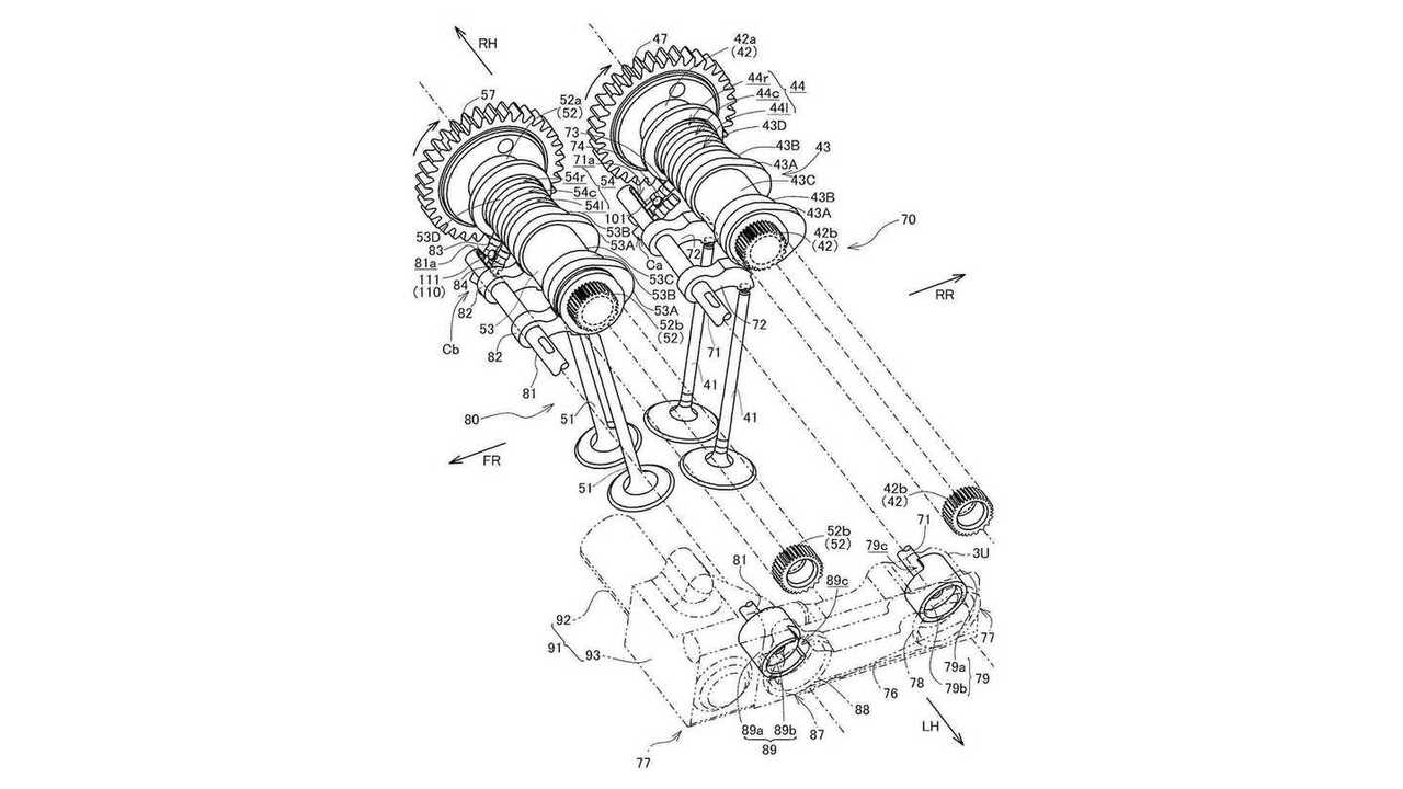 Honda Superbike VVT Patent