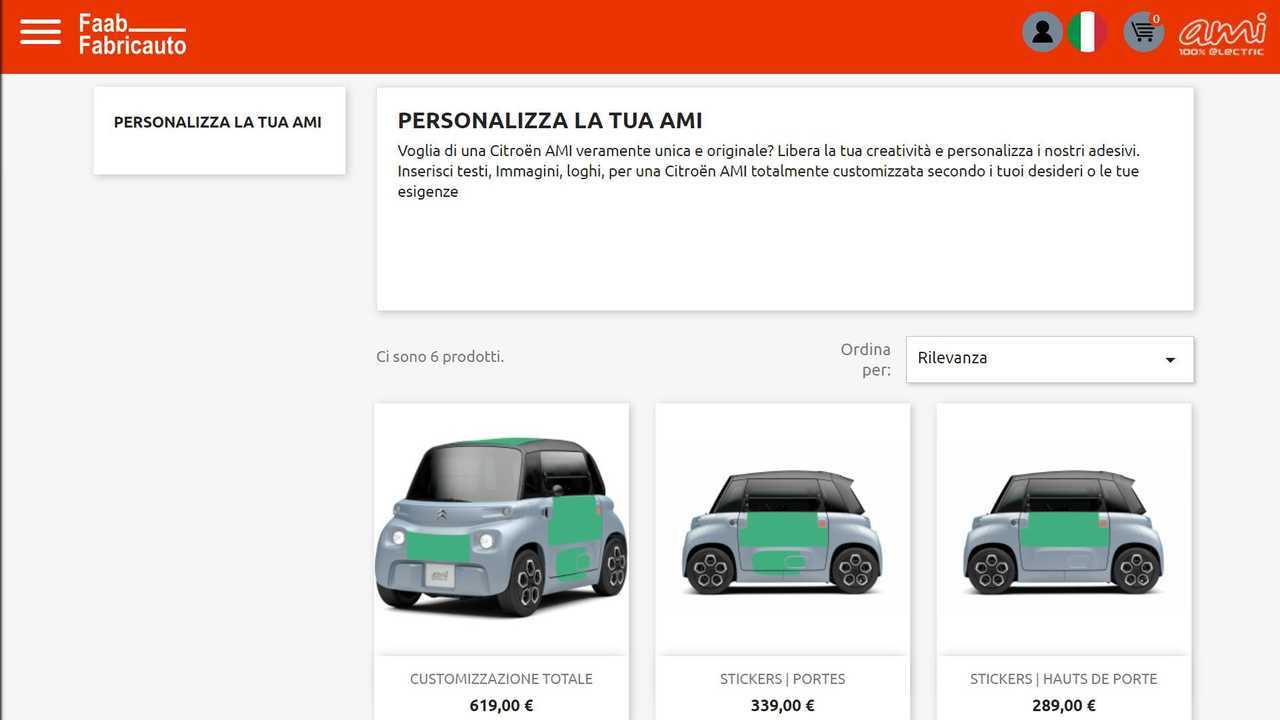 Foto - Citroen Ami si personalizza online