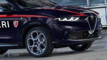 Alfa Romeo Tonale Carabinieri, il render di Motor1.com