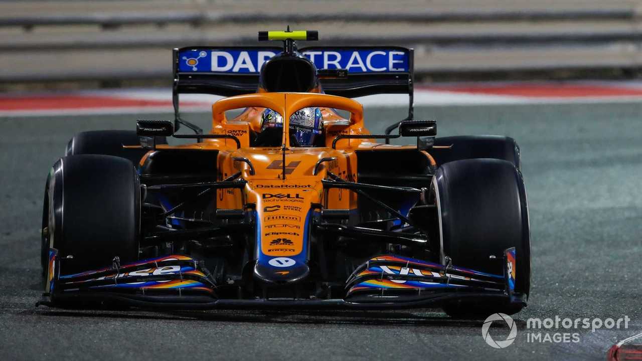 Lando Norris at Abu Dhabi GP 2021
