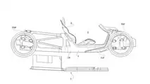 Ferrari EV Layout Patent Drawings