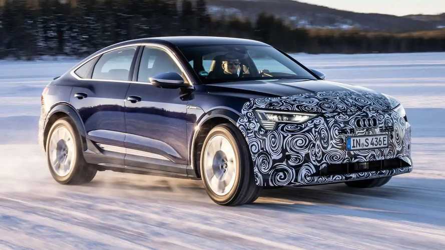 Игра в снежки: новый Audi E-Tron S Sportback на зимних тестах