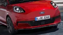 Ford Puma EV, il render di Motor1.com