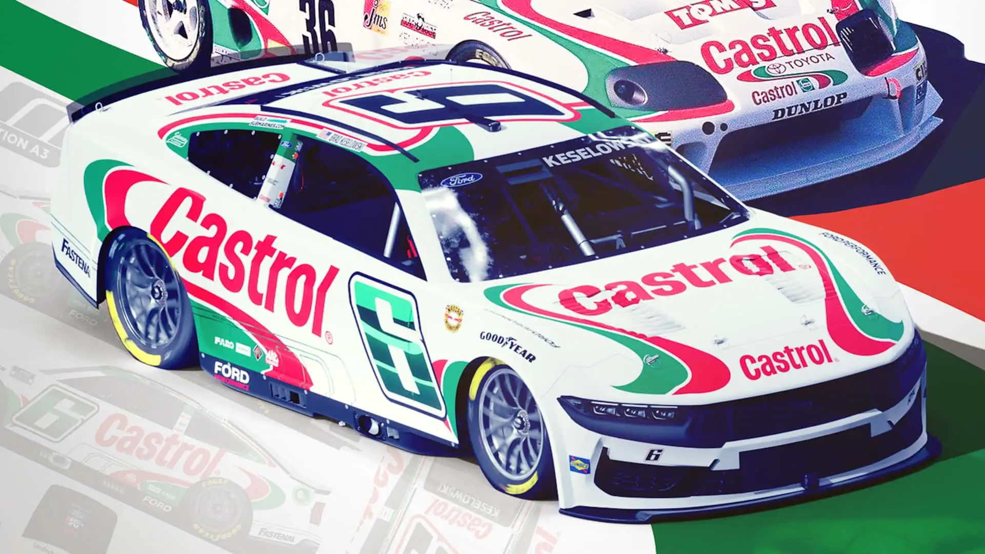 【メーカー直送】 NASCAR Is Reviving the Supra's Iconic Castrol Livery On a ミニカー
