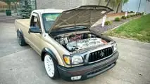 Tesla-swapped 2002 Toyota Tacoma