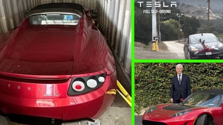Why One Of Tesla's Toughest Critics Just Rescued Three Abandoned Tesla Roadsters
