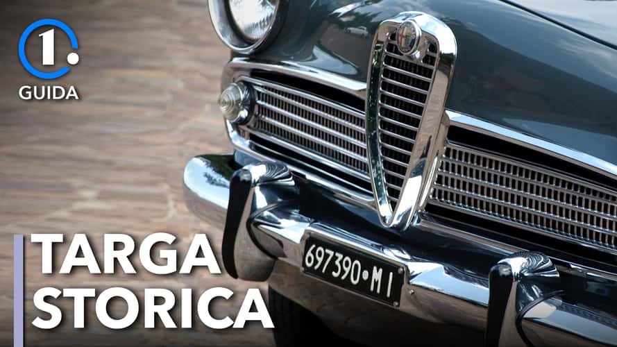 Auto storica, come riavere la targa originale