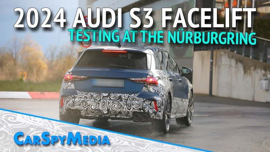 Audi S3'ün makyajlısı Nürburgring'de turlarken görüntülendi