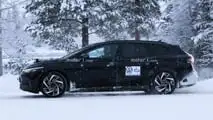 Photo d'espionnage de la Volkswagen ID.7 Tourer 2024