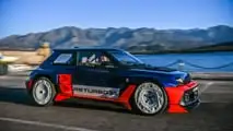 Renault 5 Turbo 3E bei der Rallye Tour de Corse