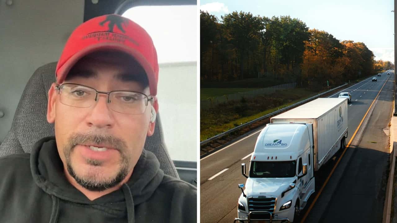 Trucker gets pulled over for causing car crash. Then he realizes the driver is bamboozling everyone
