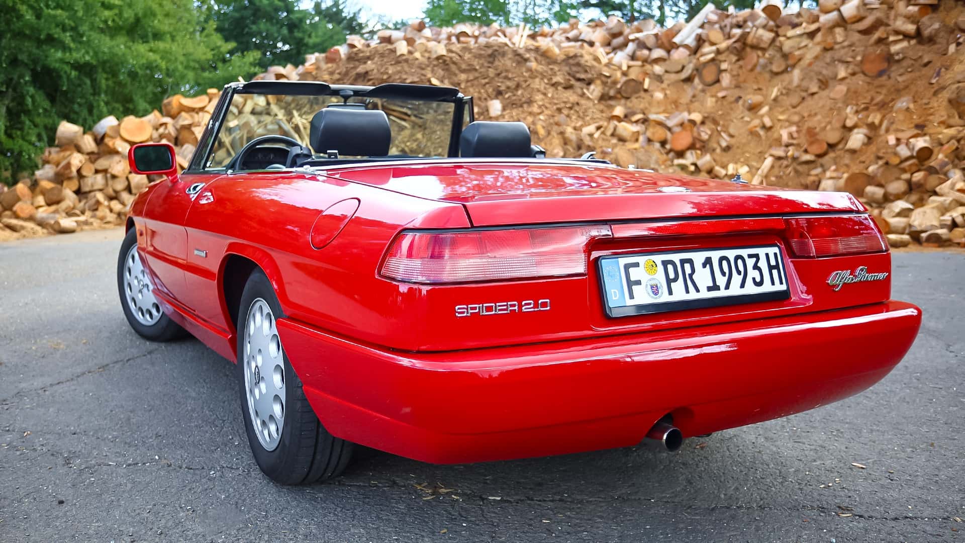Photo Automobile D'époque – Alfa Romeo Spider 1990-1993 – Réf A.031135