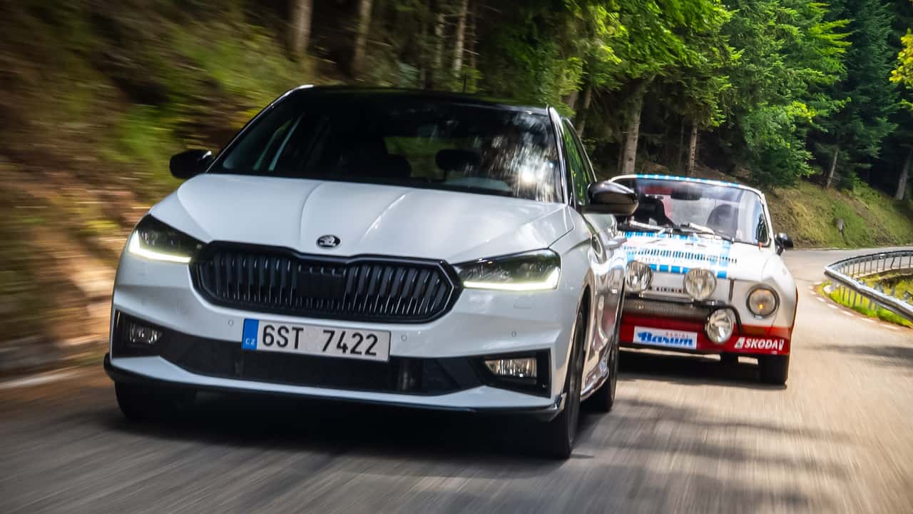 Skoda Fabia 130 (2025) mit Skoda 130 RS Racing Special