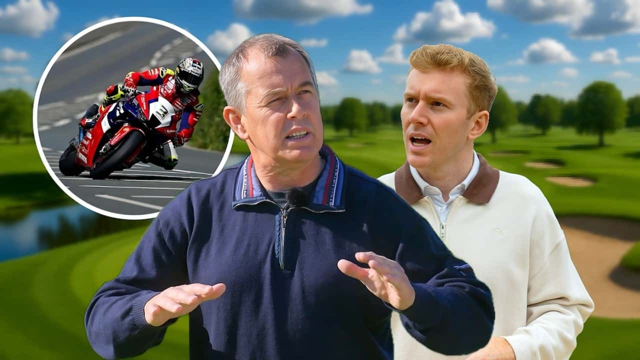 Lucas Stewart chats with John McGuinness