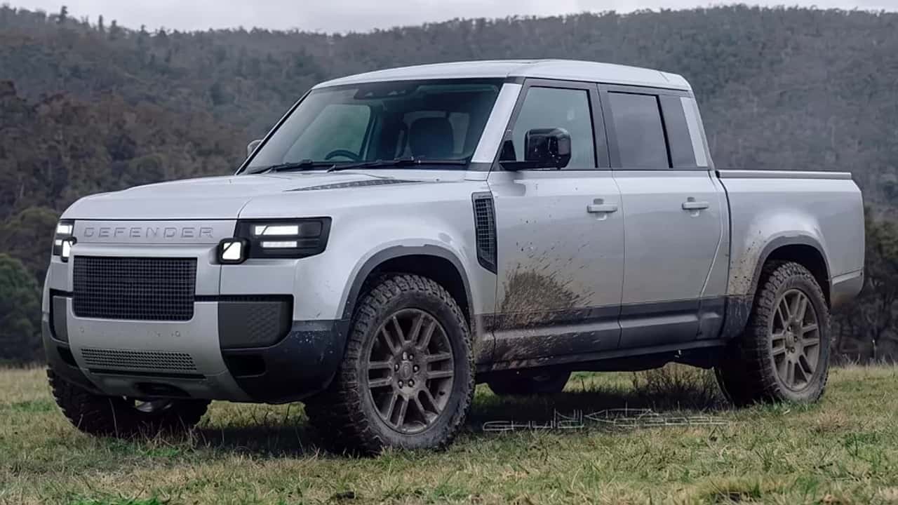 Land Rover Defender pick-up, recreación