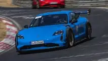 Porsche Taycan Turbo GT Manthey Kit Nurburgring Review