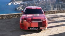 Il prototipo della Jaguar Type 01 su strada a Monaco