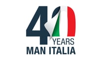 Logo 40 anni di MAN Italia