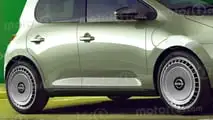 Nissan Wave (2027), el render de Motor1.com