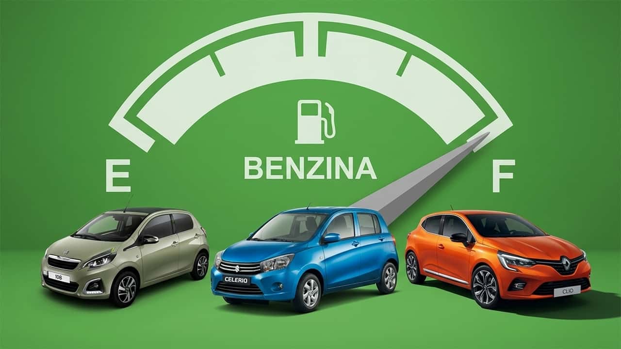 Le auto usate a benzina che consumano di meno: la classifica