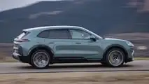 Porsche Cayenne Turbo Electric (2026) in Mysticgrünmetallic: Das Exterieur