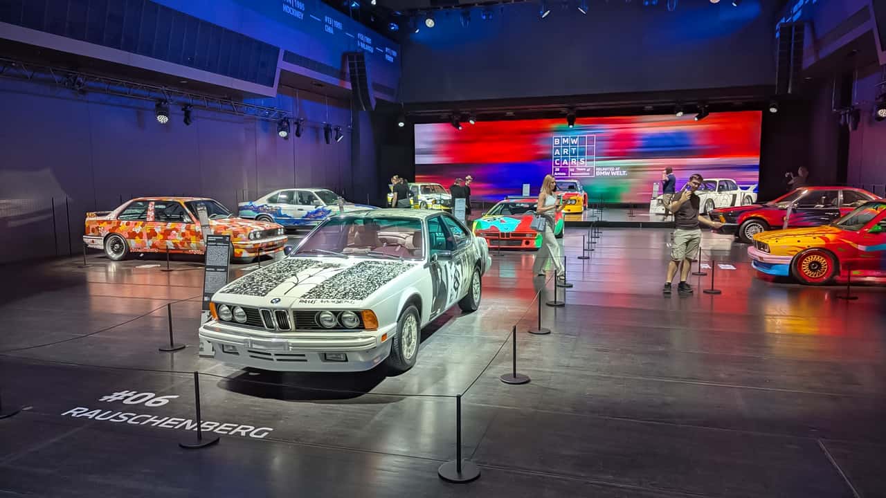 Sonderausstellung: BMW Art Cars - 20 Artists, 50 Years of Innovation. Reunited at BMW Welt