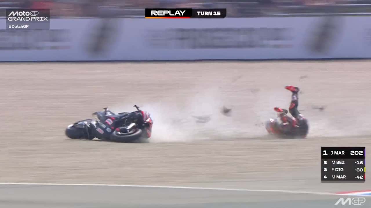 Marco Bezzecchi Crash
