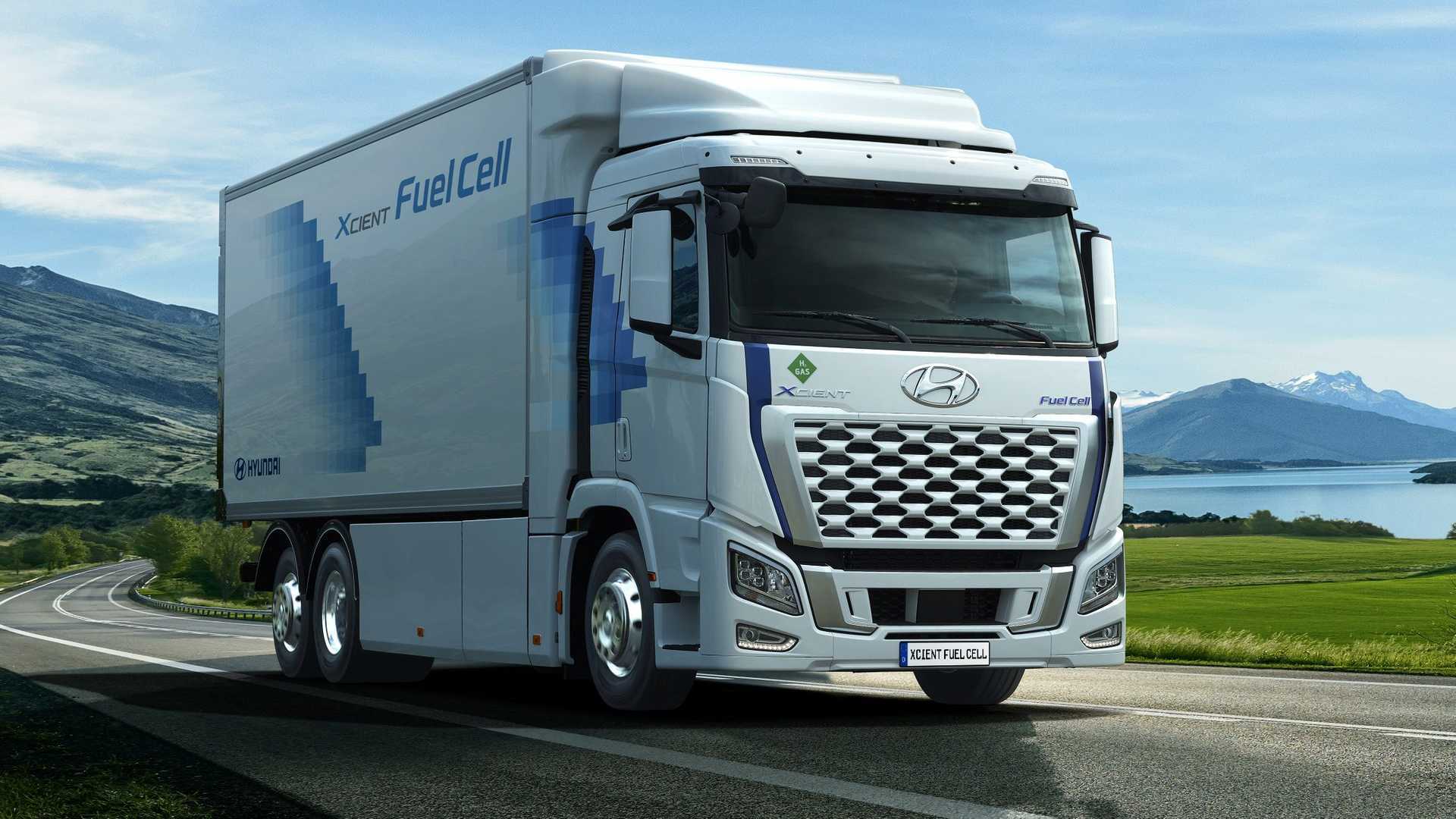 Hyundai Xcient Fuel Cell nun auch in Deutschland unterwegs