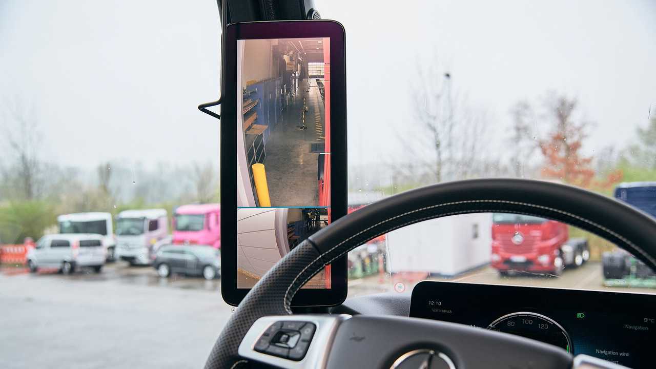 Daimler Trucks MirrorCam, sistema di telecamere retrovisori
