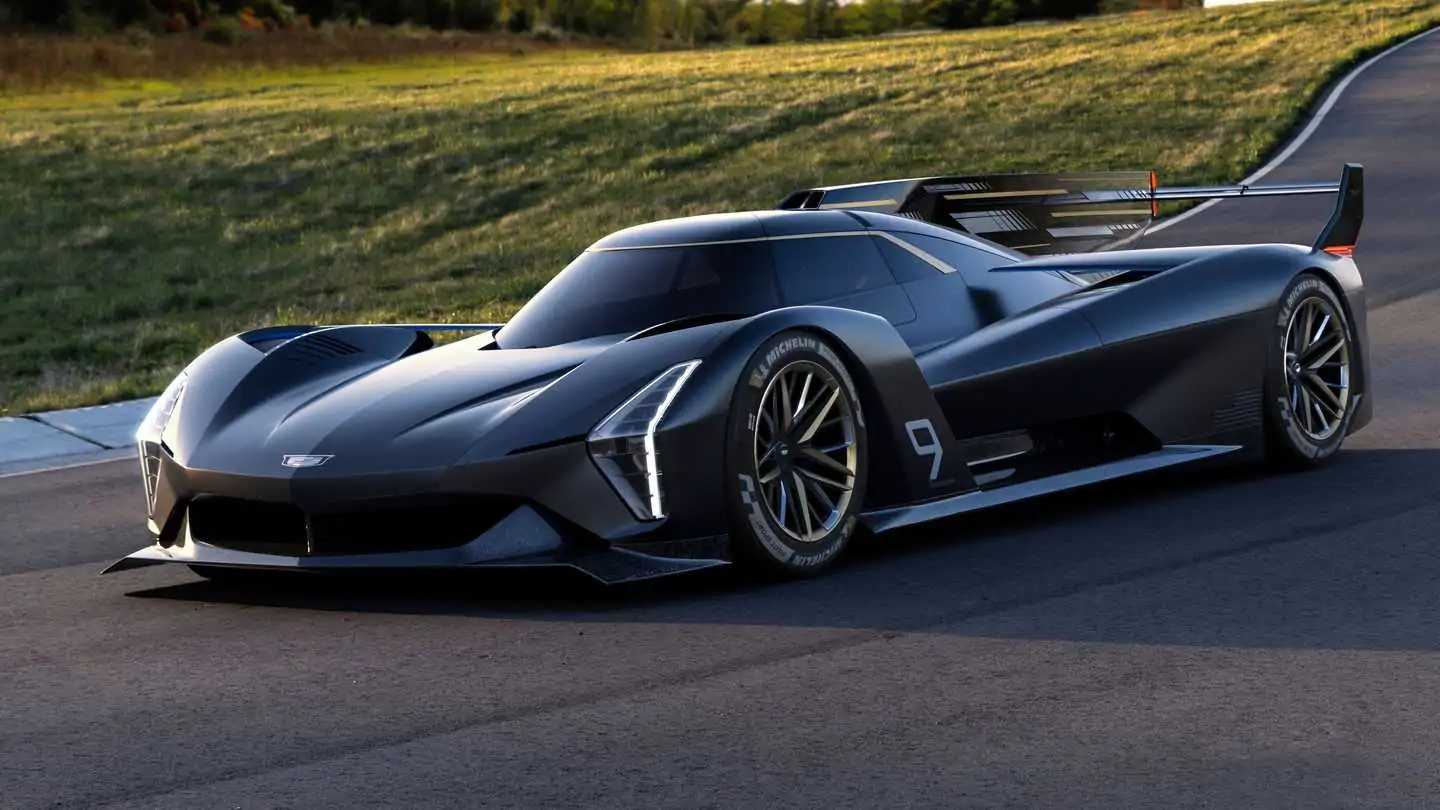 Cadillac V LMDh Race Car Teased Making Great Sounds On The Track