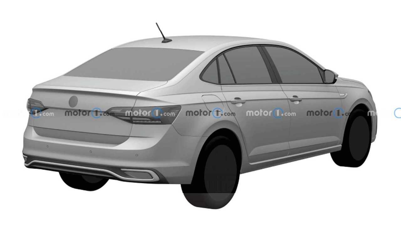 Volkswagen Virtus 2023 - Imagem de registro na Argentina