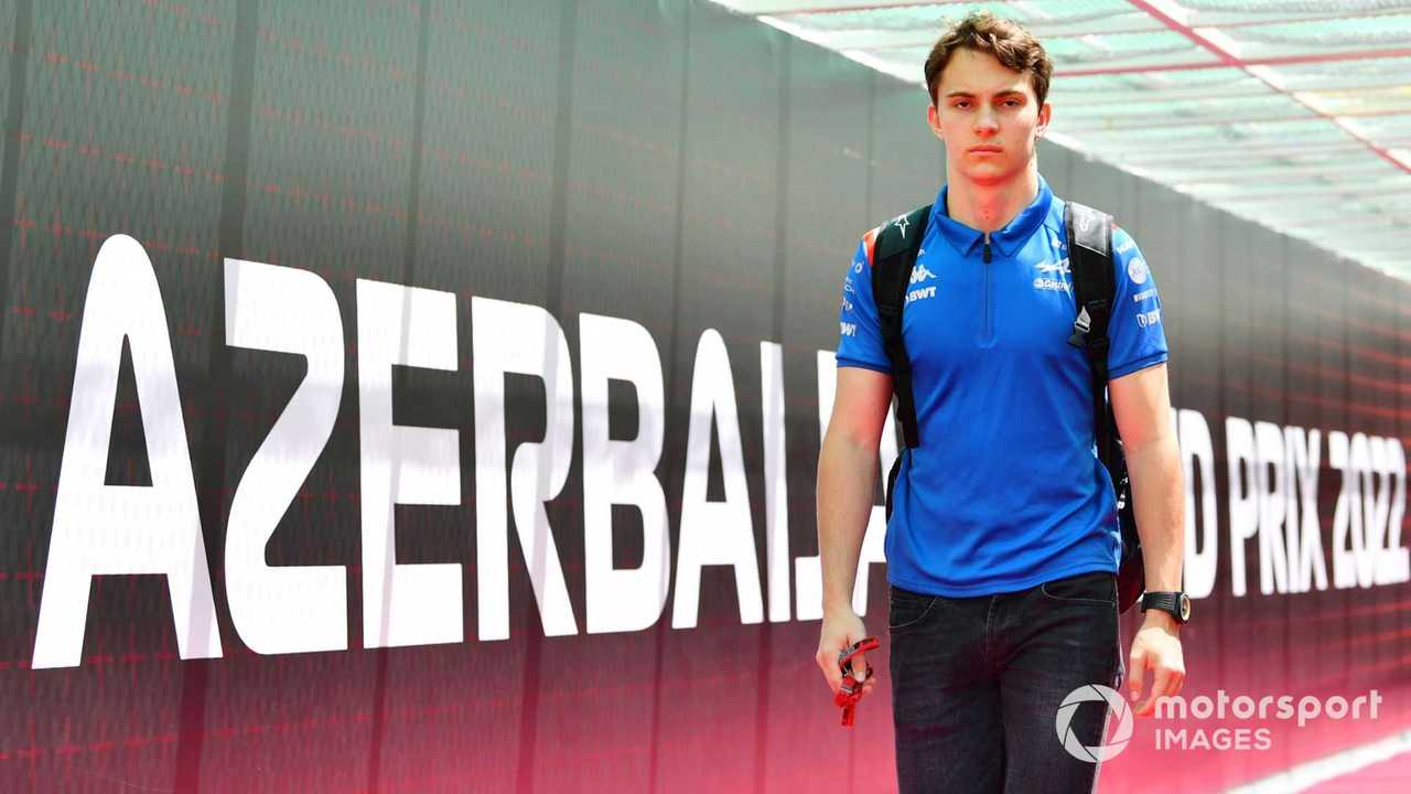 Oscar Piastri at Azerbaijan GP 2022