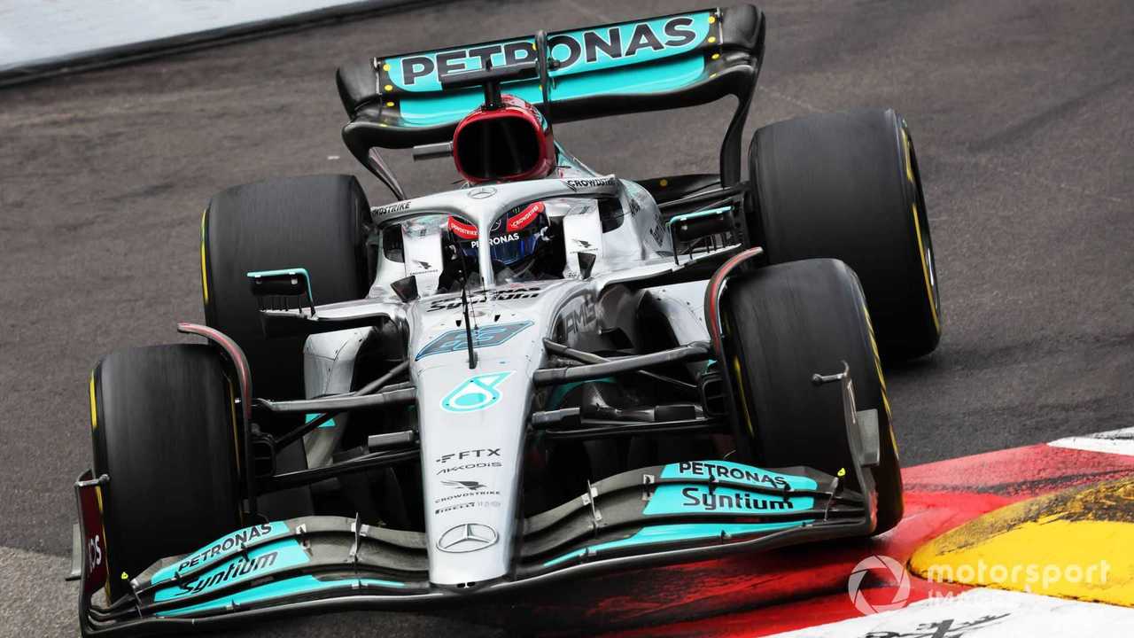 George Russell at Monaco GP 2022