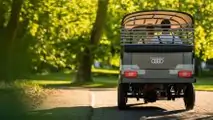 Conceito de tuk-tuk alimentado por baterias Audi de segunda mão