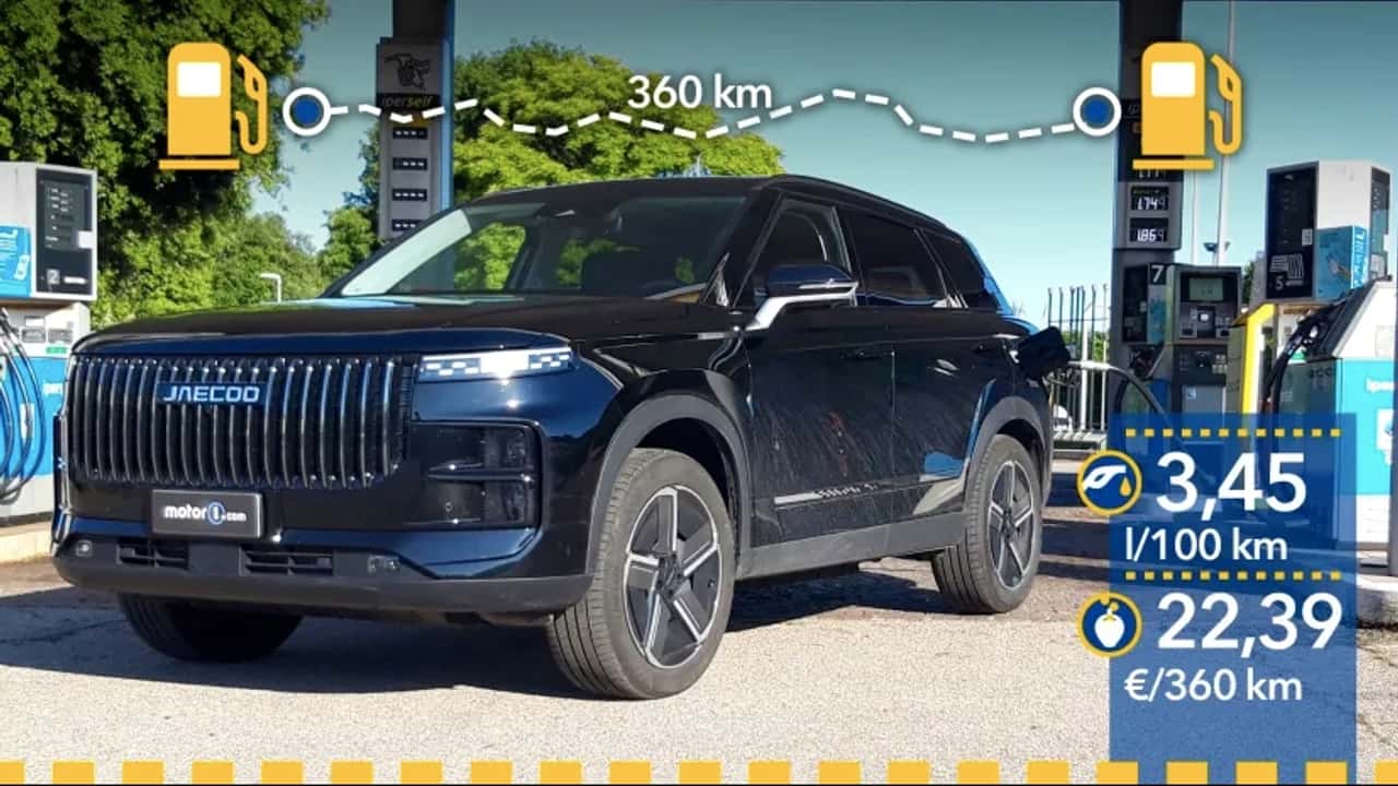 JAECOO 7 SHS 2025 prueba de consumo real
