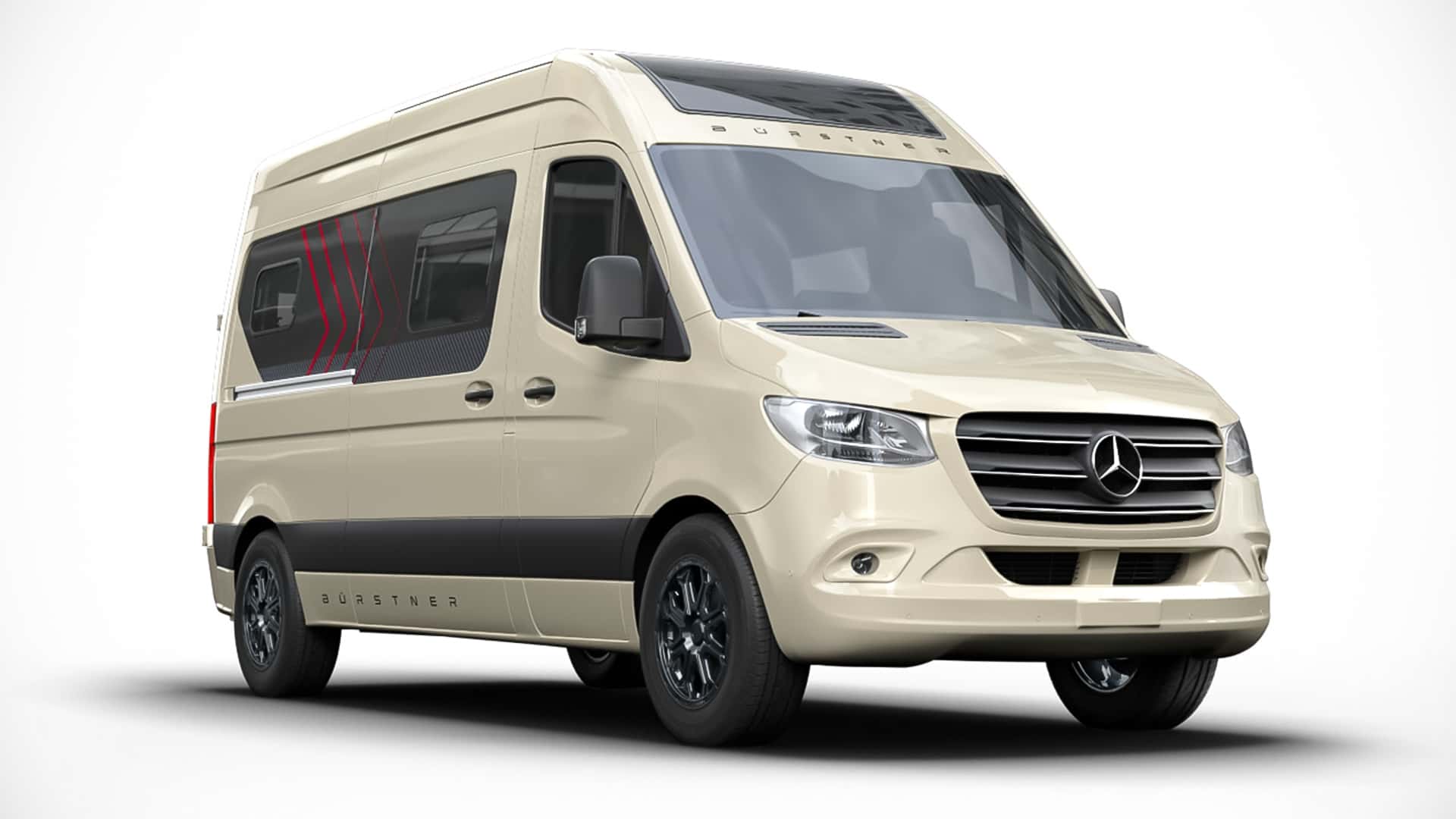 Bürstner Habiton camper van su base Sprinter con bagno scorrevole