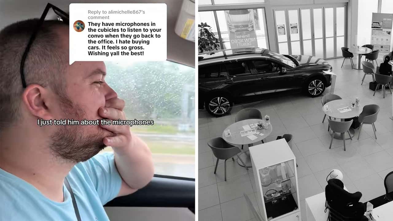 Do car dealerships really have microphones to eavesdrop on customers' personal conversations?