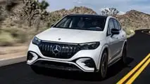 2024 Mercedes-AMG EQE SUV Exterior Front Quarter