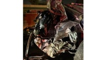 Police Car Destroyed Due To Human Waste Leaked From Truck On Highway