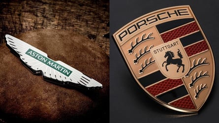 Aston Martin And Porsche New Logos