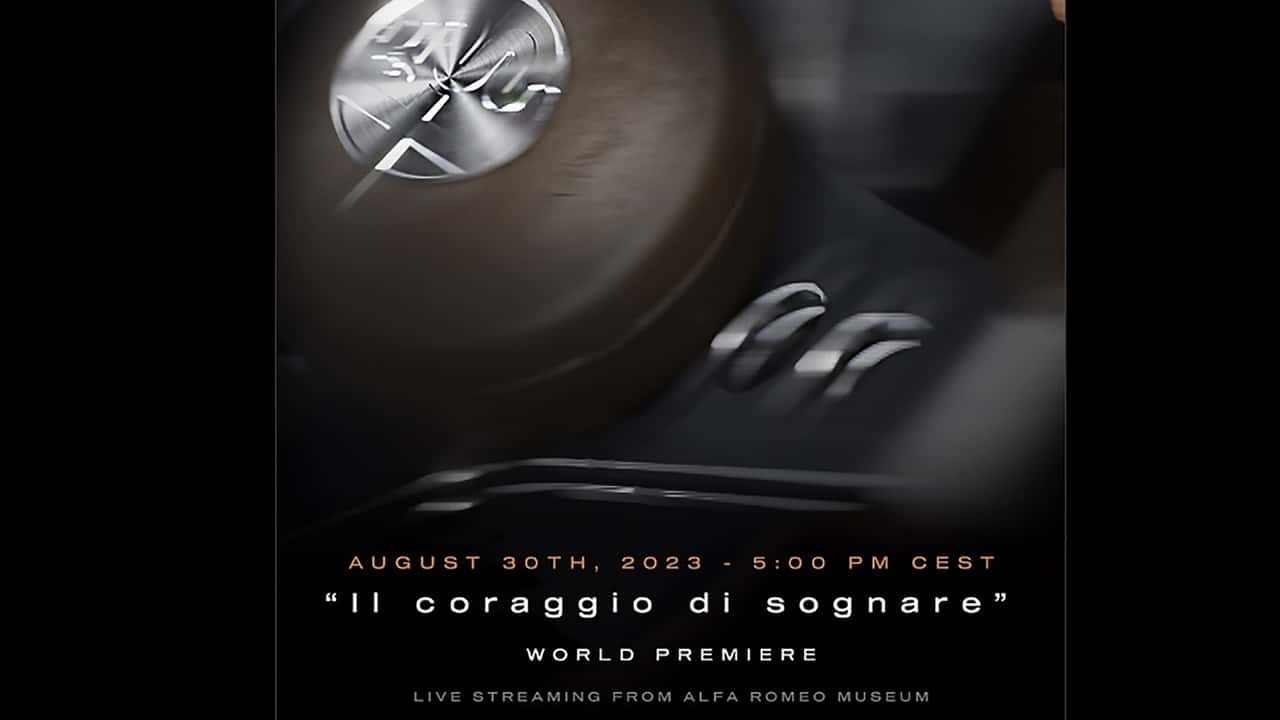 Alfa Romeo supercar interni anticipazione