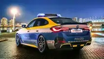 BMW i4 per la polizia tedesca, il tuning di AC Schnitzer