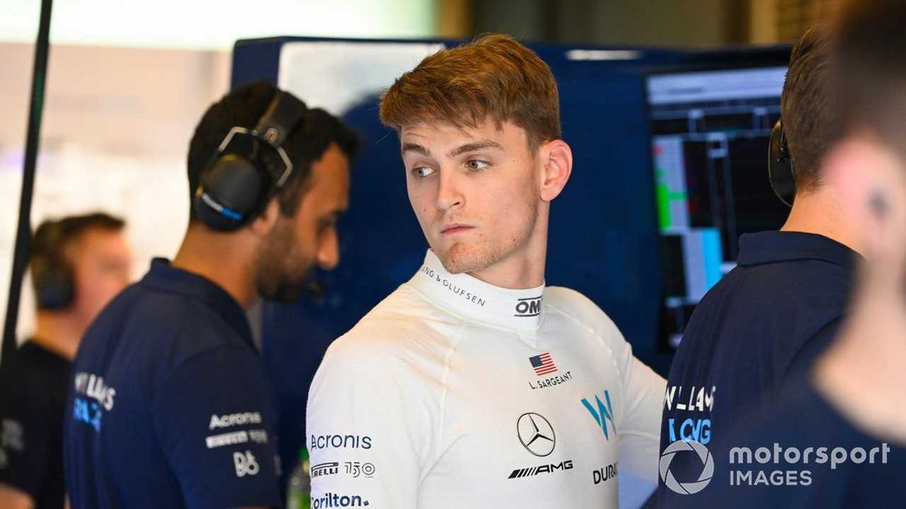 Logan Sargeant at Abu Dhabi November testing 2022